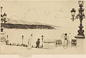 The Terrace, Monte Carlo, End of Afternoon, April 1905