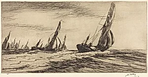 The Thames Barge Race: The Start