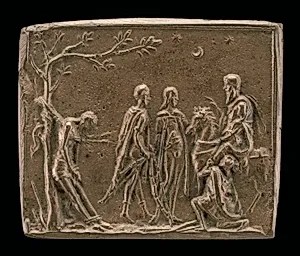 The Three Sons with their Father's Corpse