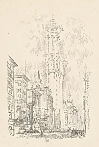 The Times Building by Joseph Pennell