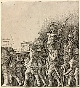 The Triumph of Caesar: Soldiers Carrying Trophies