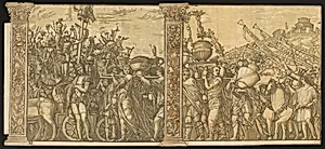The Triumph of Julius Caesar [no.3 and 4 plus 2 columns]