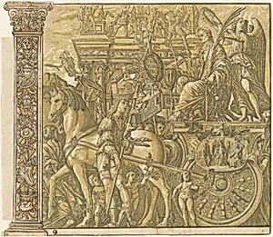 The Triumph of Julius Caesar [no.9 plus 2 columns]