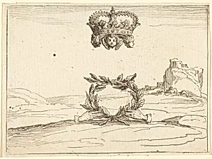 The Two Crowns by Jacques Callot