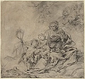 The Virgin and Child with John the Baptist