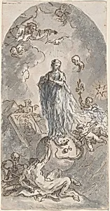 The Virgin of the Immaculate Conception (recto)