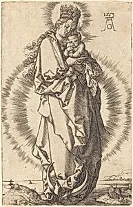The Virgin with the Child on the Crescent by Heinrich Aldegrever