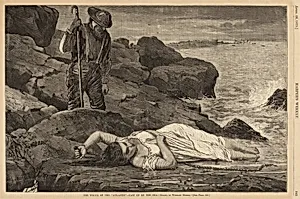 The Wreck of the "Atlantic" - Cast Up by the Sea by after Winslow Homer 