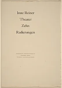 Theater - Zehn Radierungen