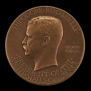 Theodore Roosevelt Inaugural Medal [obverse]