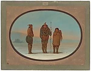 Three Esquimaux by George Catlin