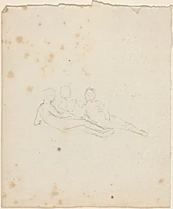 Three Reclining Female Figures by John Flaxman