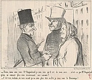 Tiens, mon ami, voici M. Chapoulard ... by Honoré Daumier