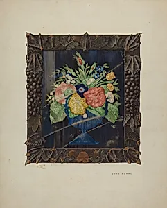 Tin Foil Still Life and Frame