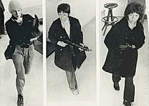 Title from caption on object: “Bank Robbing Trio”