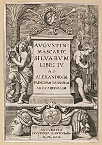 Title Page for Agostino Mascardi, Silvarium Libri IV