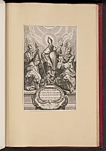 Title Page for Anatomia Totivs Avgvstissimae Doctrinae Avgvstinae by Netherlandish 17th Century after Cornelis Galle I after Sir Peter Paul Rubens