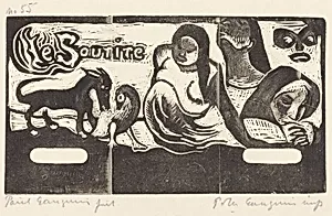 Title Page for "Le Sourire" (Titre du Sourire) by Paul Gauguin