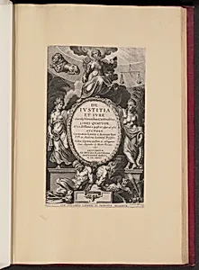 Title Page for Leonard Lessius, De Ivstitia et Ivre