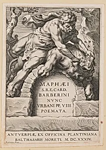 Title Page for Maffeo Barbarini, Poemata