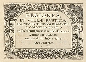 Title Page for "Regiones et Villae Rusticae"