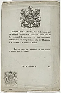 Title Page of Book by Alleyne, Lord St. Helens