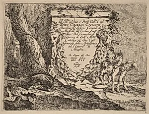 Title Page: Pedestal and a Pair of Dogs