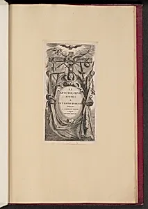 Title Plate for SS. Apostolorvm Icones by Cornelis Galle I after Sir Peter Paul Rubens