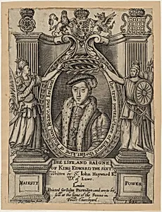 Title Plate to John Hayward, Life and Reigne of King Edward the Sixth
