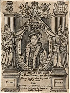 Title Plate to John Hayward, Life and Reigne of King Edward the Sixth