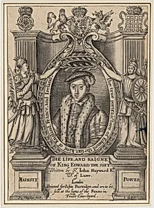 Title Plate to John Hayward, Life and Reigne of King Edward the Sixth