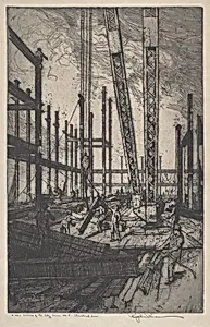 Toilers of the City Series No. 5 - Structural Iron