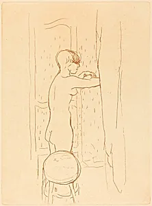 Toilette by Pierre Bonnard