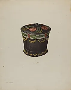 Toleware Sugar Bowl