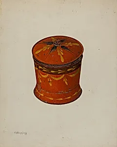 Toleware Sugar Bowl