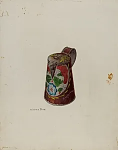 Toleware Syrup Pot