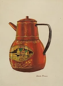 Toleware Teapot