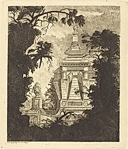 Tomb with Funerary Urn