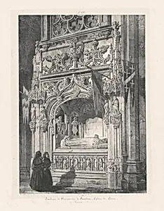 Tombeau de Marguerite de Bourbon. Église de Brou (Tomb of Marguerite de Bourbon, Church at Brou)