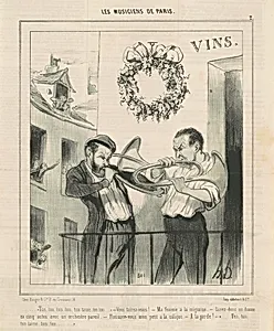 Ton, ton ... ton taine ... by Honoré Daumier