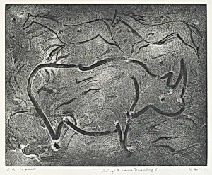 Torchlight Cave Drawing V from Torchlight Cave Drawings