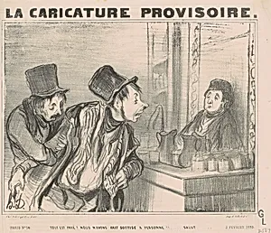 Tout est payé? Nous n'avons fait...salut by Honoré Daumier