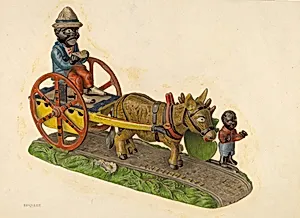 Toy Bank: Donkey and Cart