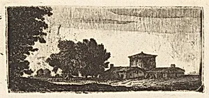 Trees with a Low Building