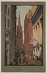 Trinity Church and Wall Street