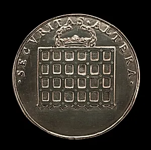 Tudor Portcullis Crowned [reverse]