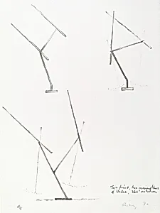 Two Fixed, Two Moving Lines, Four Blades, 360Rotation