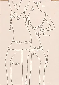Two Girls in Slips