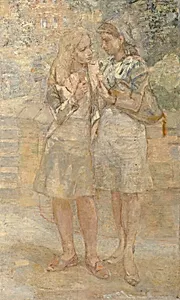Two Girls Outdoors