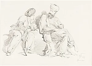 Two Men in Oriental Dress